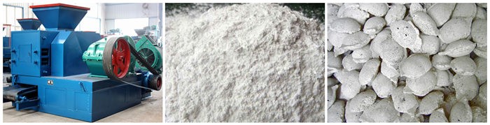 Lime Briquetting Machine, Lime Powder and Lime Briquettes