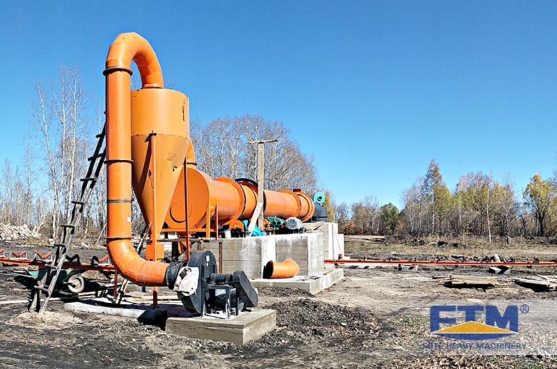 Fote Rotary Dryer Customer Site.jpg