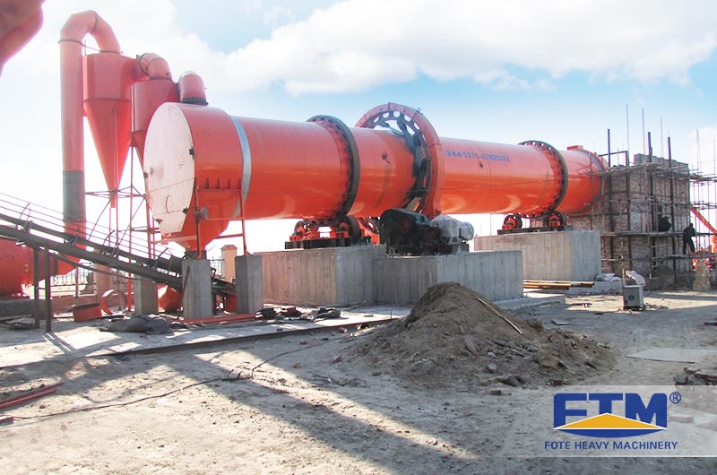 Fote Rotary Dryer Customer Site.jpg