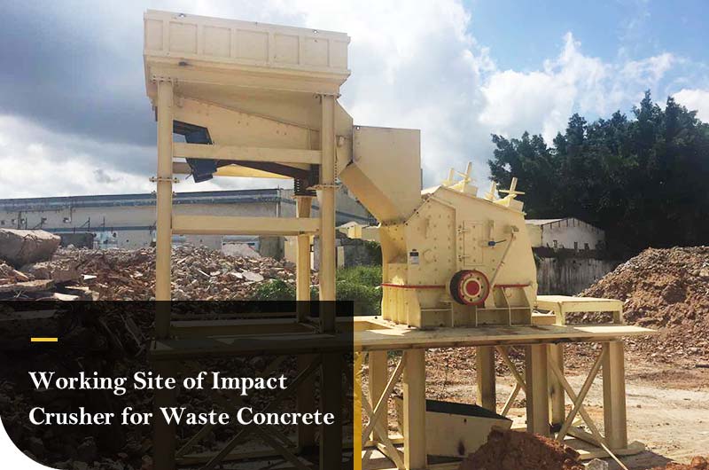 Fote Impact Crusher is  Processing Waste Concrete.jpg